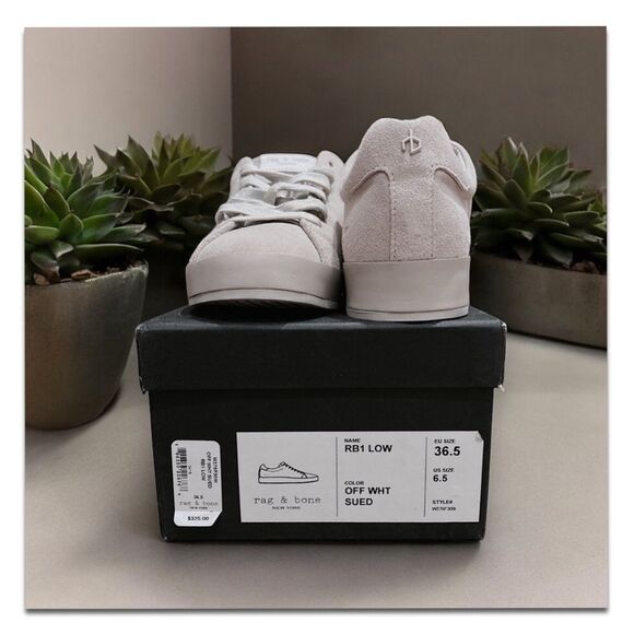 Rag & Bone RB1 Low Top Suede Sneaker - Picture 13 of 16